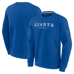 New York Giants Unisex Elements Unlimited Fleece Pullover Sweatshirt | NFL Discount