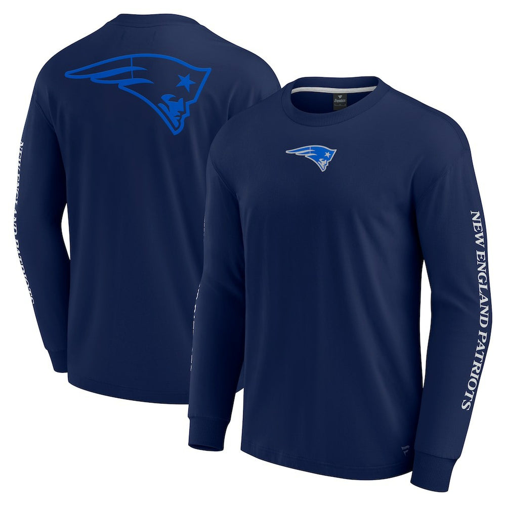 New England Patriots Unisex Elements Strive Long Sleeve T-Shirt | NFL US