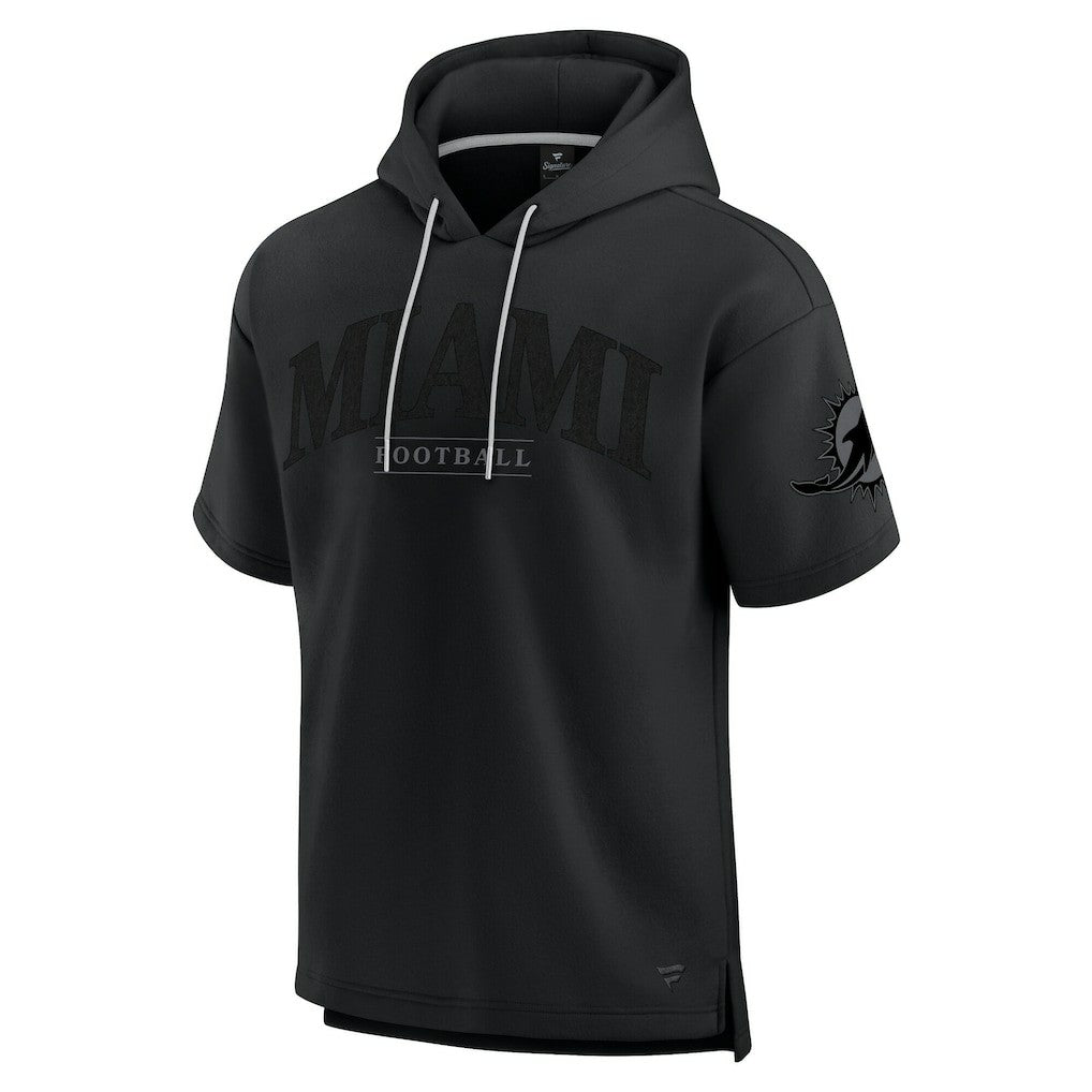 Miami Dolphins Unisex Elements Ready Short Sleeve Pullover Hoodie | NFL Discount