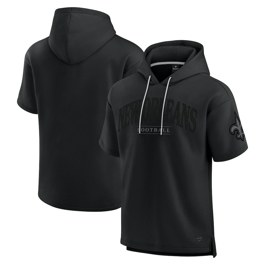 New Orleans Saints Unisex Elements Ready Short Sleeve Pullover Hoodie | NFL Online