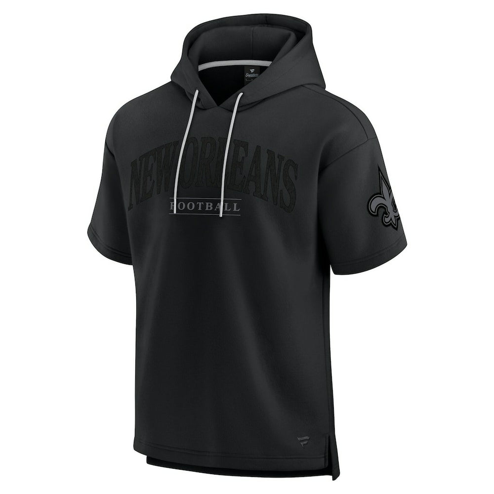 New Orleans Saints Unisex Elements Ready Short Sleeve Pullover Hoodie | NFL Online