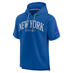 New York Giants Unisex Elements Ready Short Sleeve Pullover Hoodie | NFL Near me