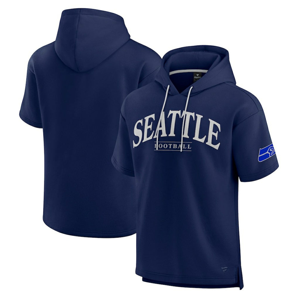 Seattle Seahawks Unisex Elements Ready Short Sleeve Pullover Hoodie | NFL Outlet