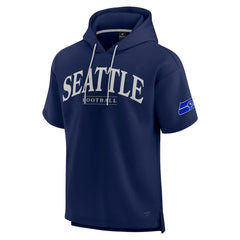 Seattle Seahawks Unisex Elements Ready Short Sleeve Pullover Hoodie | NFL Outlet
