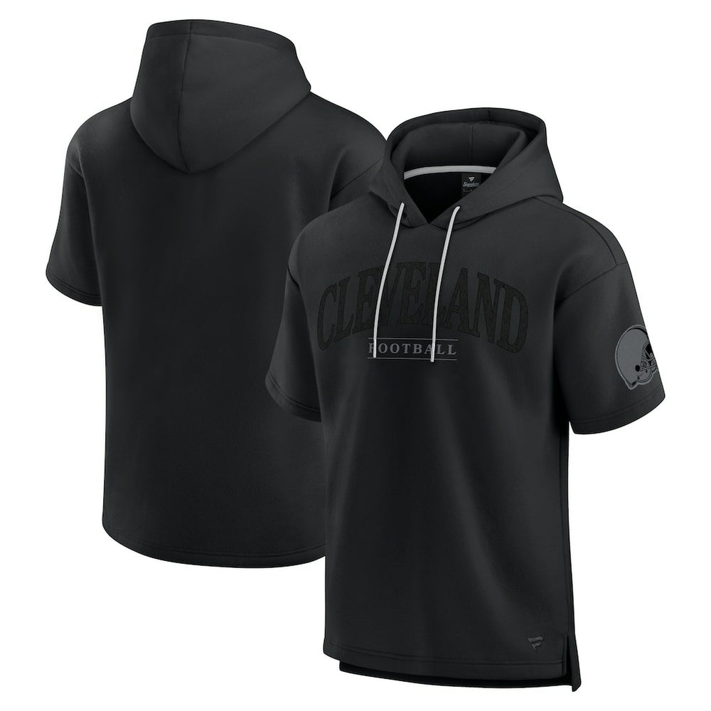 Cleveland Browns Unisex Elements Ready Short Sleeve Pullover Hoodie | NFL Discount