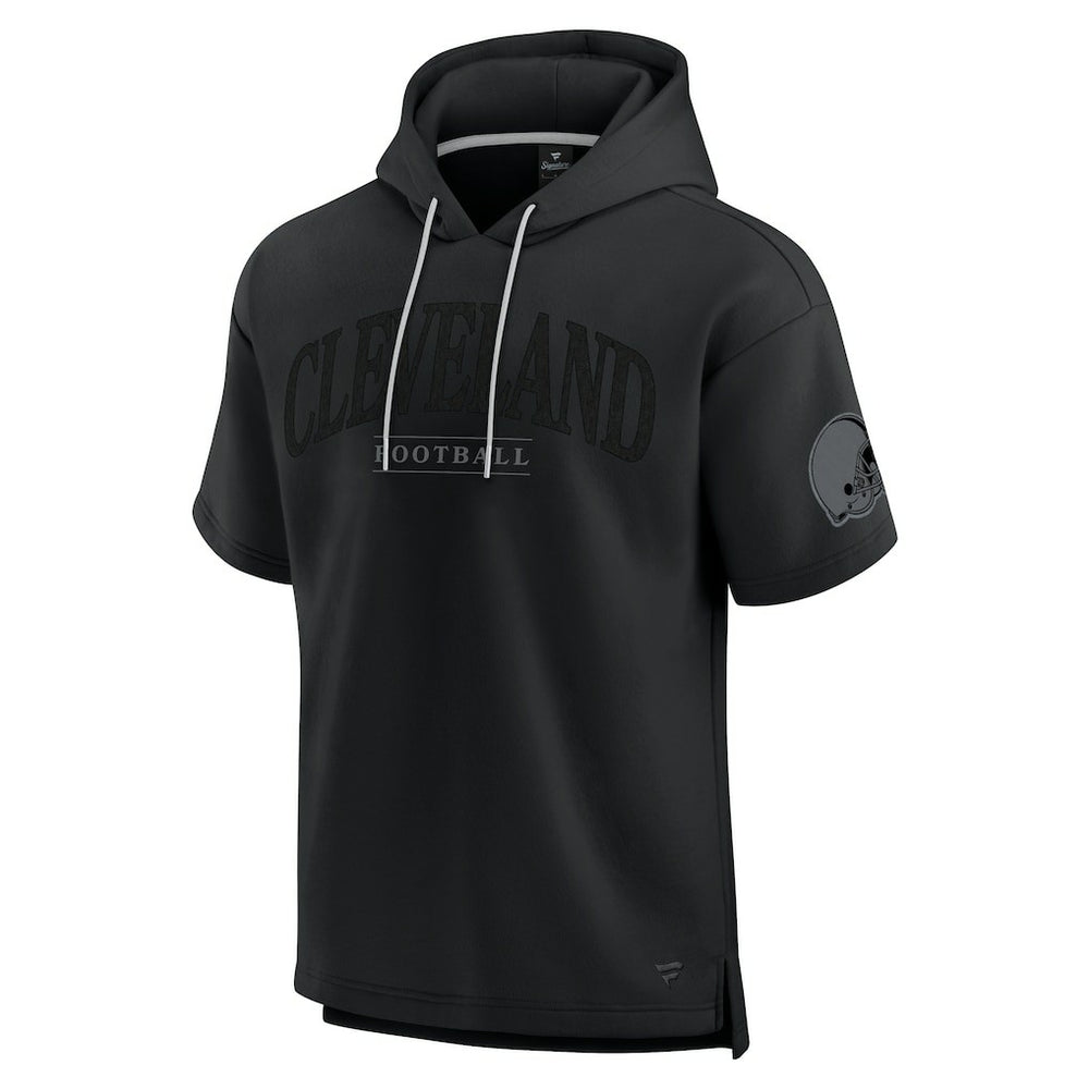 Cleveland Browns Unisex Elements Ready Short Sleeve Pullover Hoodie | NFL Discount