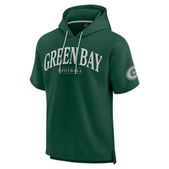 Green Bay Packers Unisex Elements Ready Short Sleeve Pullover Hoodie | NFL Hot