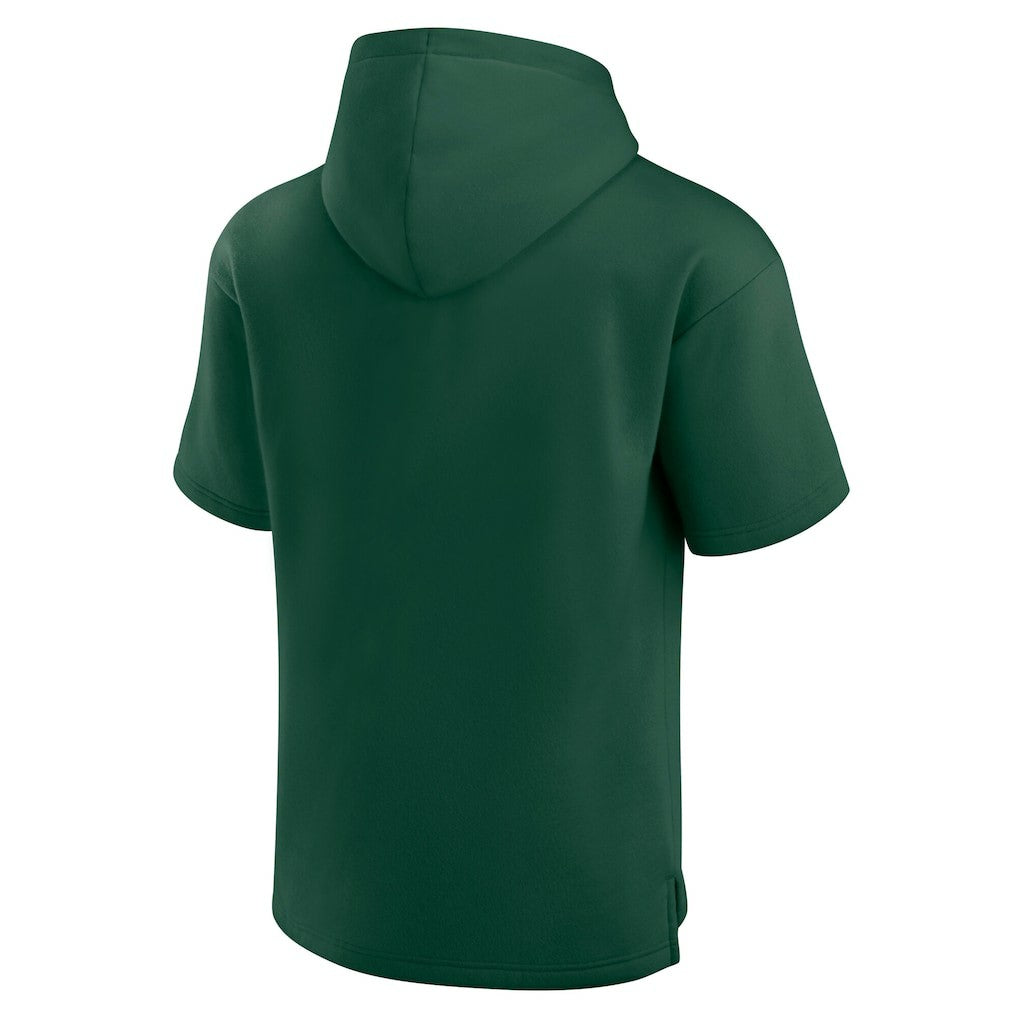 Green Bay Packers Unisex Elements Ready Short Sleeve Pullover Hoodie | NFL Hot