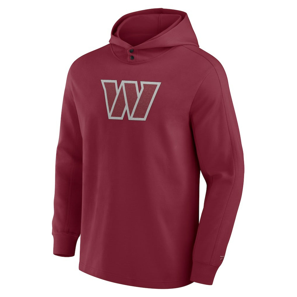 Washington Commanders Elements Blaze Tri-Blend Long Sleeve Hoodie T-Shirt | NFL US