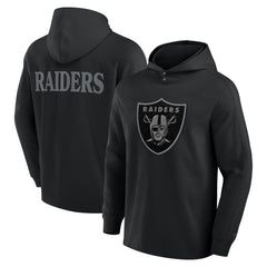 Las Vegas Raiders Elements Blaze Tri-Blend Long Sleeve Hoodie T-Shirt | NFL On sale