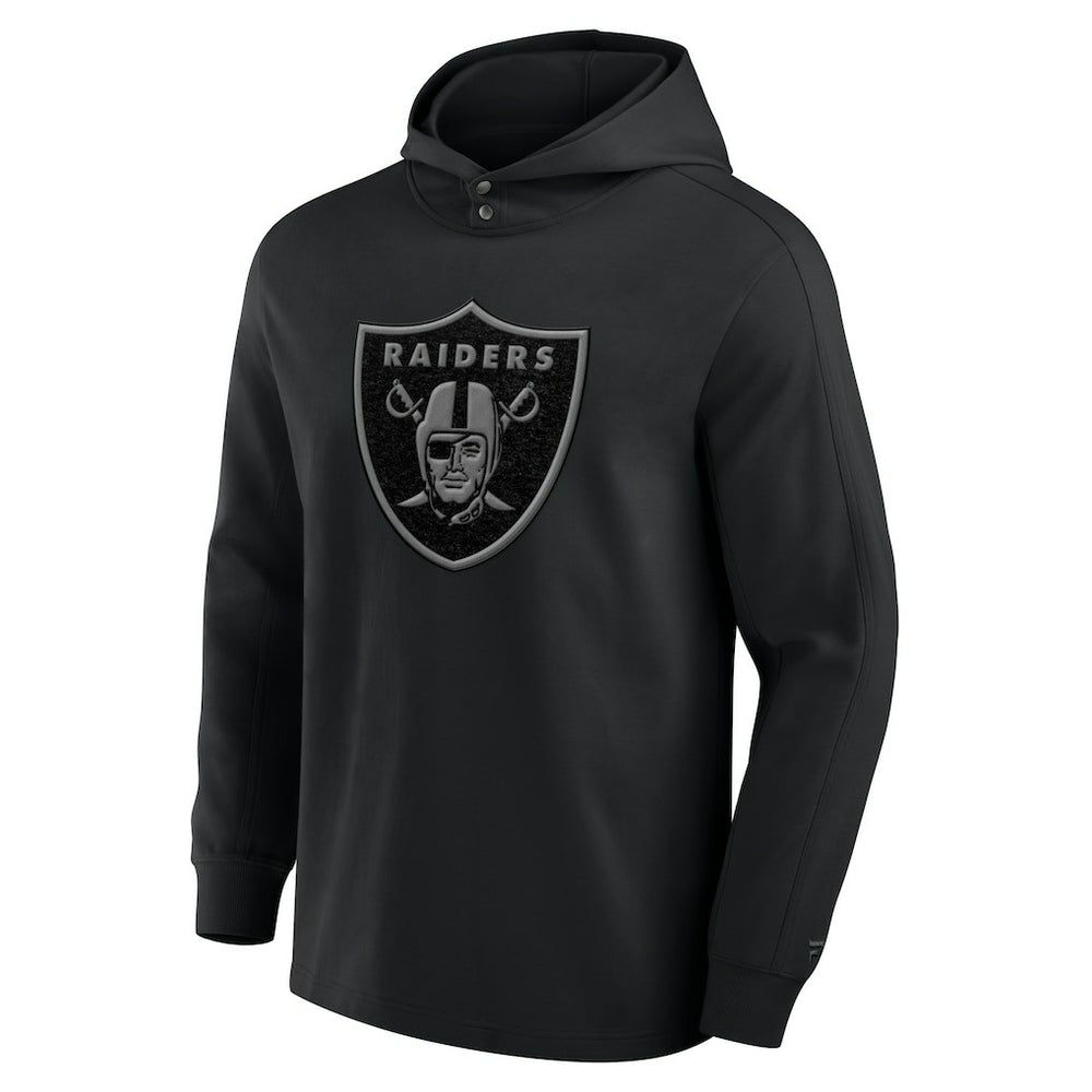 Las Vegas Raiders Elements Blaze Tri-Blend Long Sleeve Hoodie T-Shirt | NFL On sale