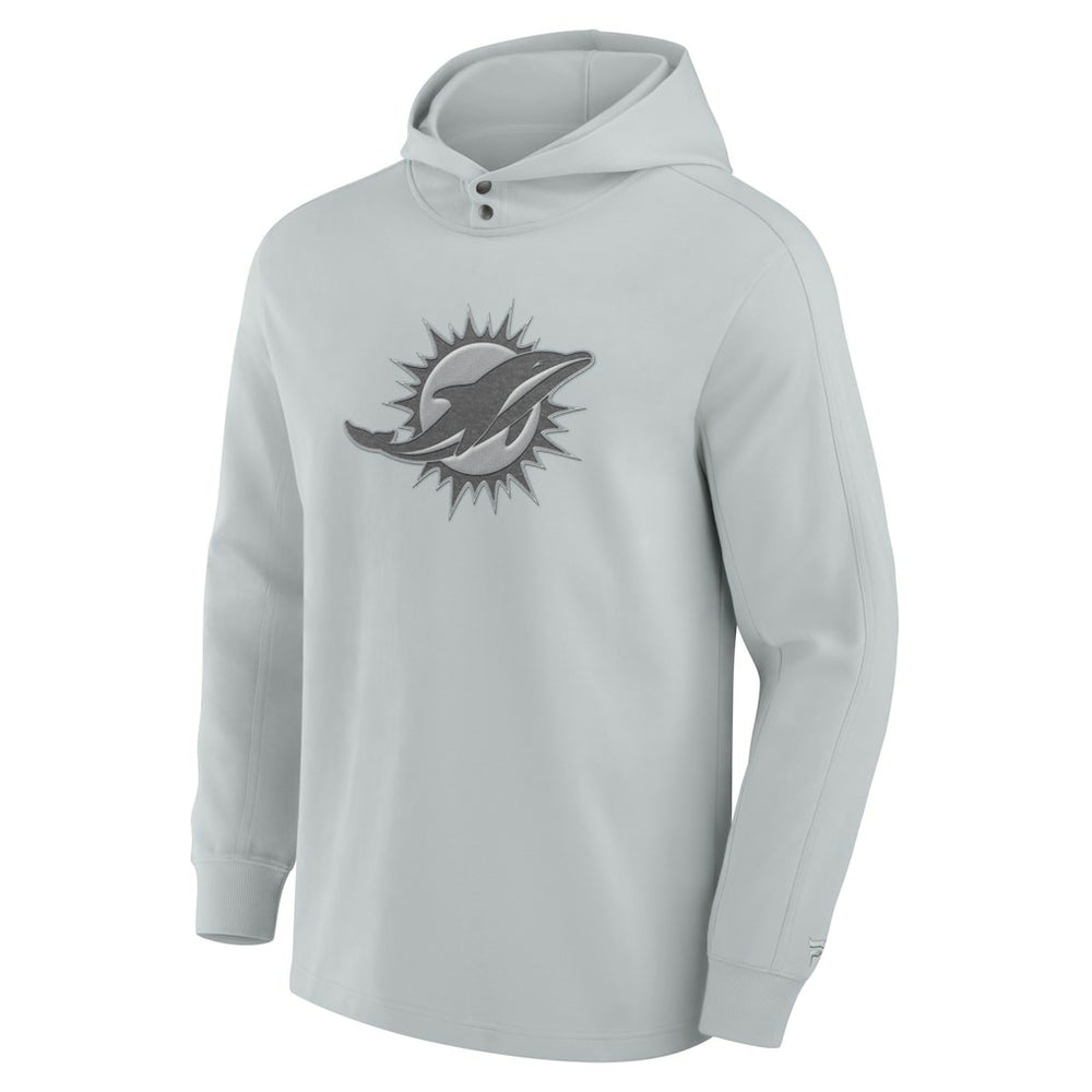 Miami Dolphins Elements Blaze Tri-Blend Long Sleeve Hoodie T-Shirt | NFL Near me
