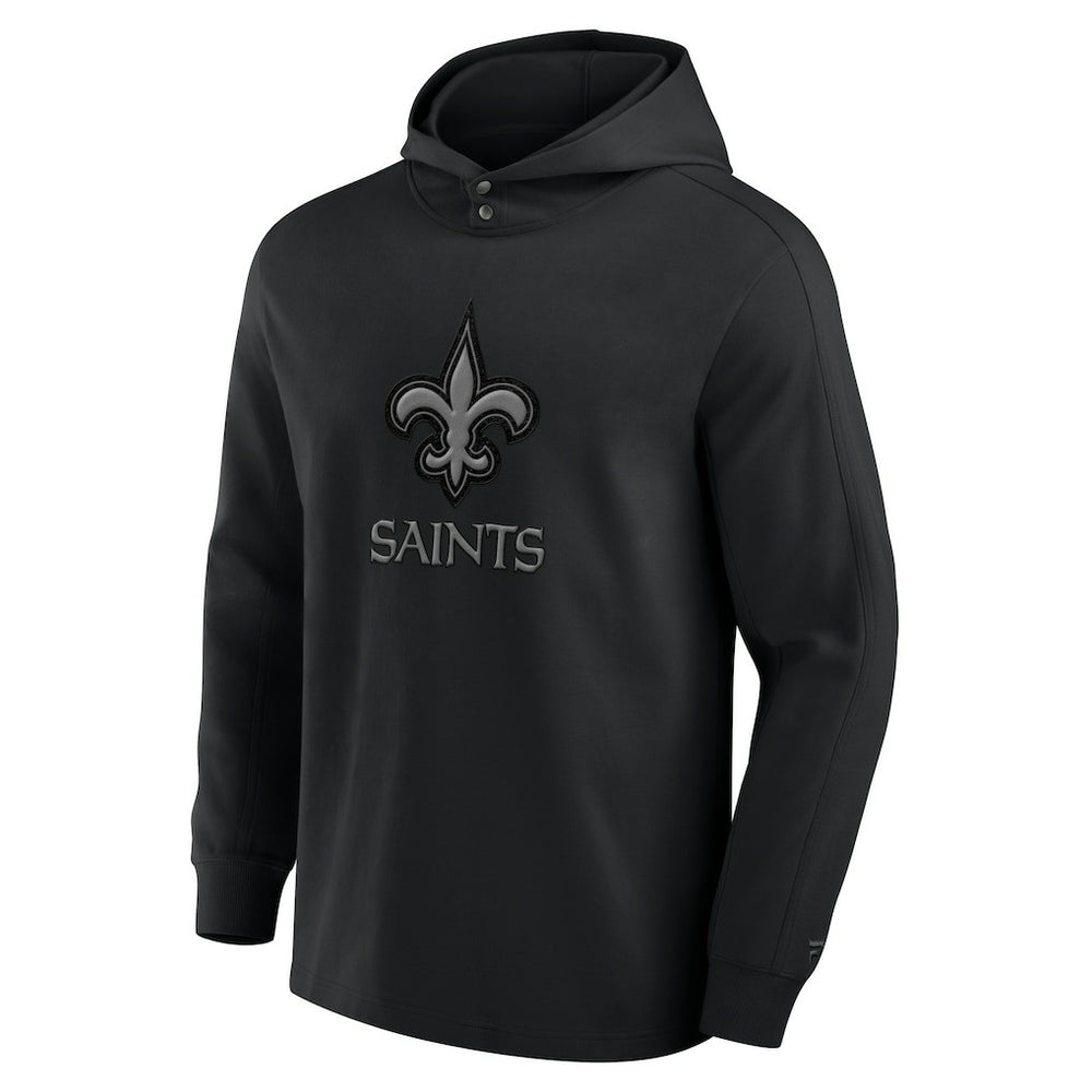 New Orleans Saints Elements Blaze Tri-Blend Long Sleeve Hoodie T-Shirt | NFL Discount