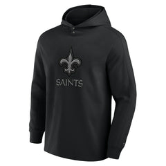 New Orleans Saints Elements Blaze Tri-Blend Long Sleeve Hoodie T-Shirt | NFL Discount