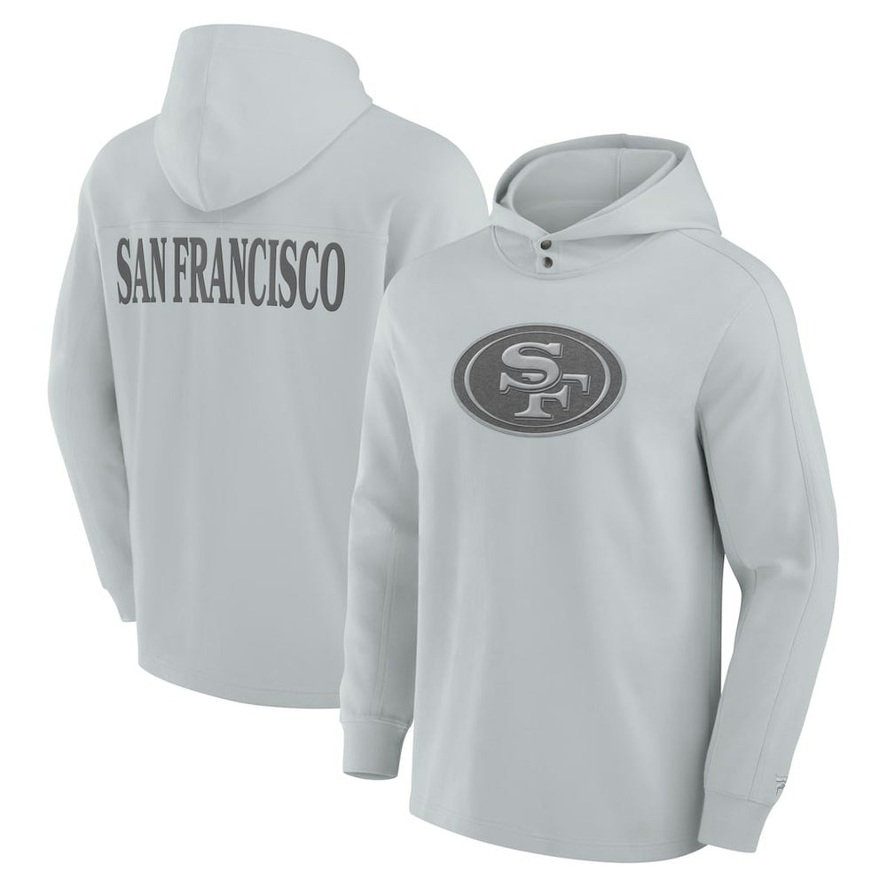 San Francisco 49ers Elements Blaze Tri-Blend Long Sleeve Hoodie T-Shirt | NFL Outlet