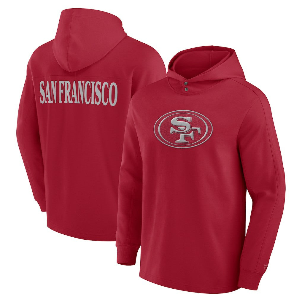 San Francisco 49ers Elements Blaze Tri-Blend Long Sleeve Hoodie T-Shirt | NFL On sale