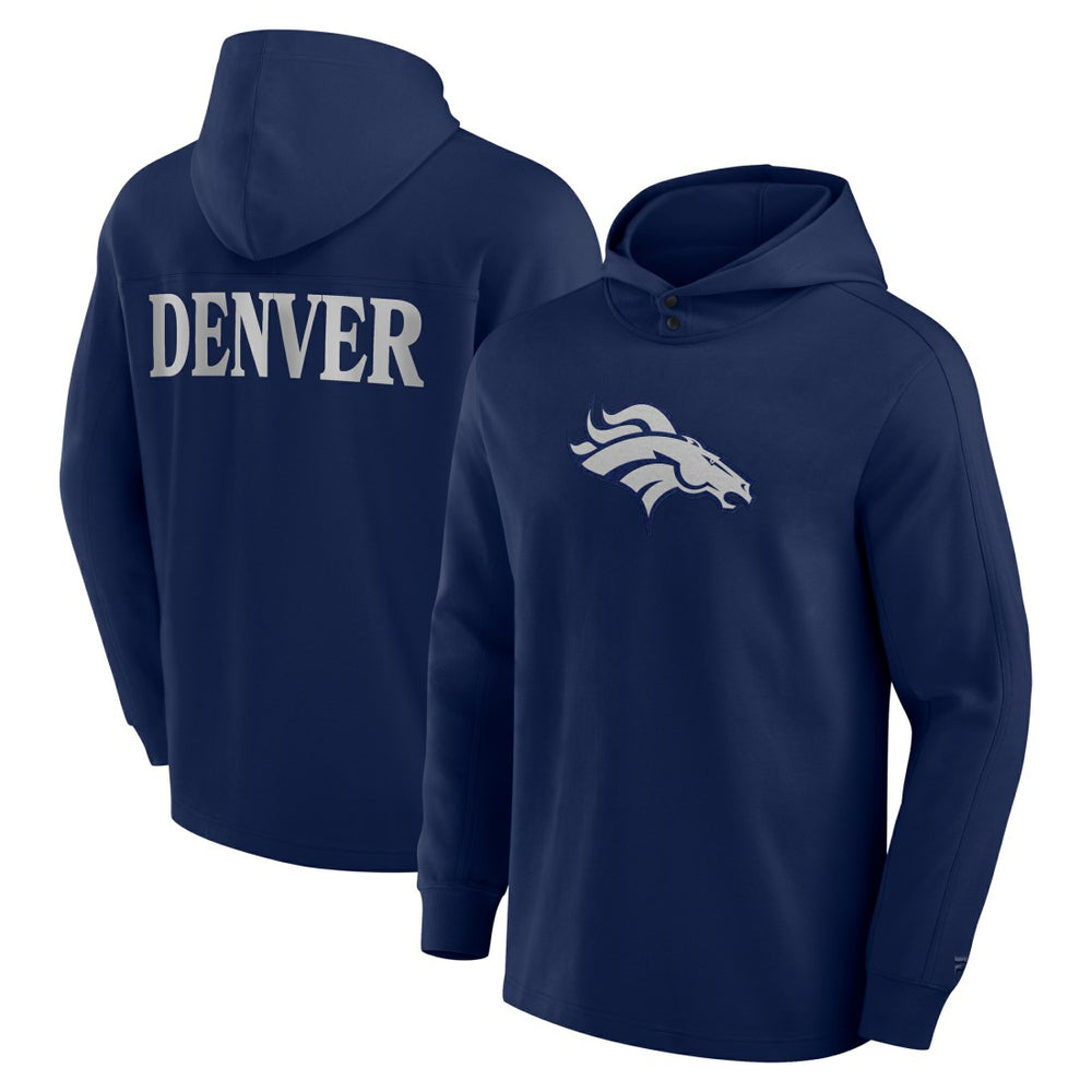 Denver Broncos Elements Blaze Tri-Blend Long Sleeve Hoodie T-Shirt | NFL US