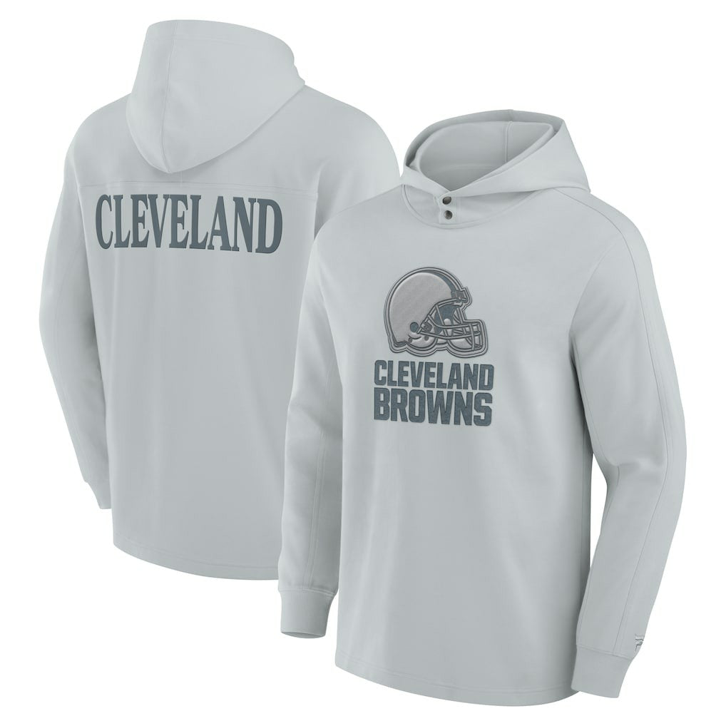 Cleveland Browns Elements Blaze Tri-Blend Long Sleeve Hoodie T-Shirt | NFL On sale