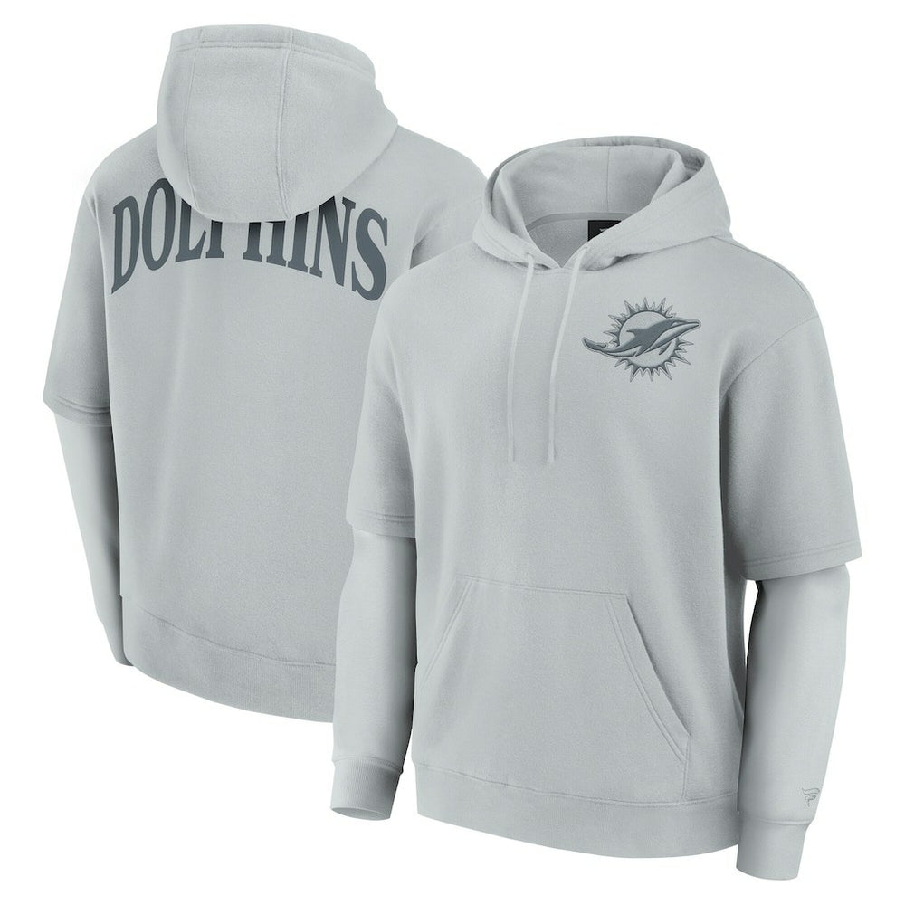Miami Dolphins Unisex Sleek Elements Pullover Hoodie | NFL Near me