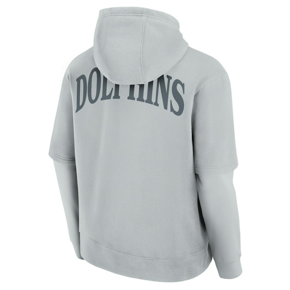 Miami Dolphins Unisex Sleek Elements Pullover Hoodie | NFL Near me