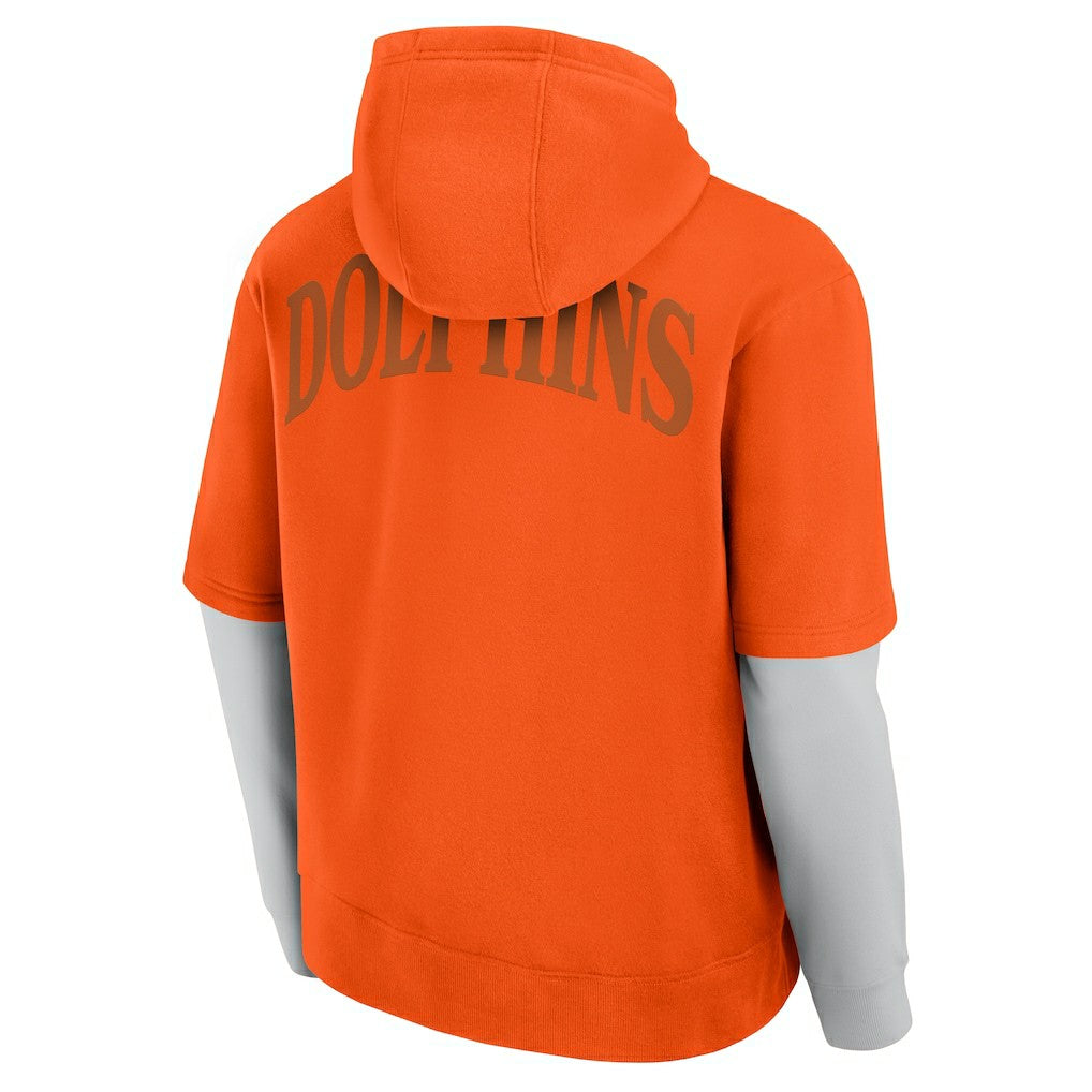 Miami Dolphins Unisex Sleek Elements Pullover Hoodie | NFL Discount