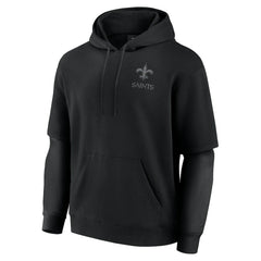 New Orleans Saints Unisex Sleek Elements Pullover Hoodie | NFL Discount