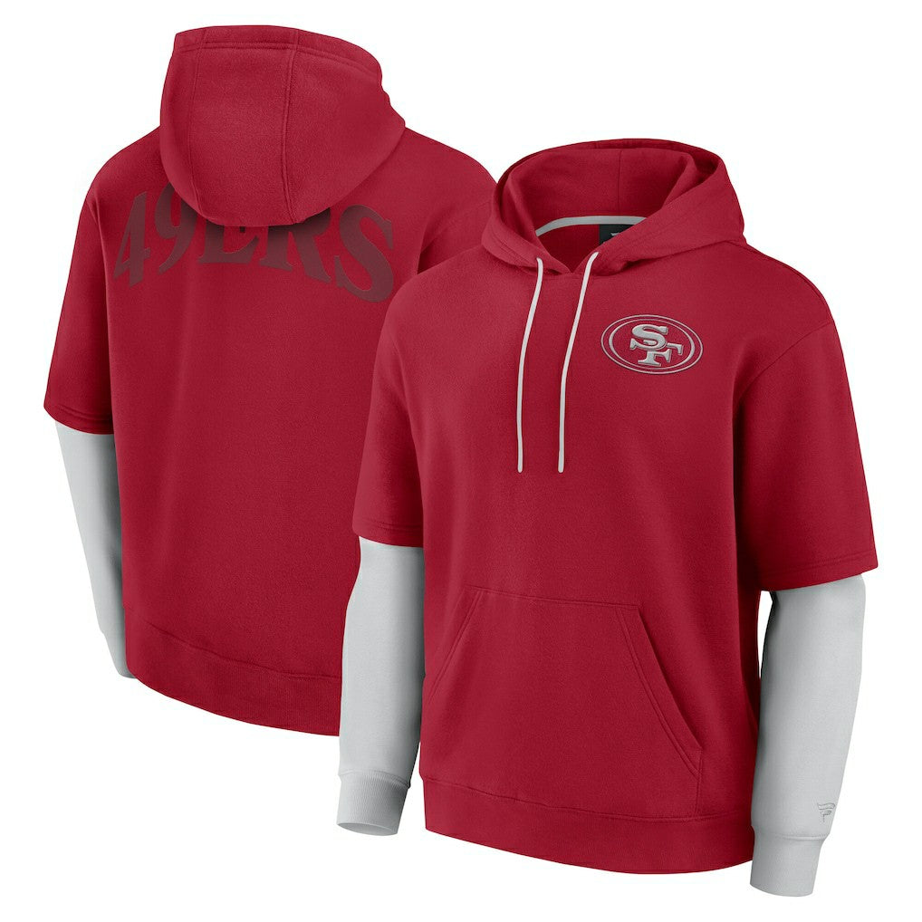 San Francisco 49ers Unisex Sleek Elements Pullover Hoodie | NFL New