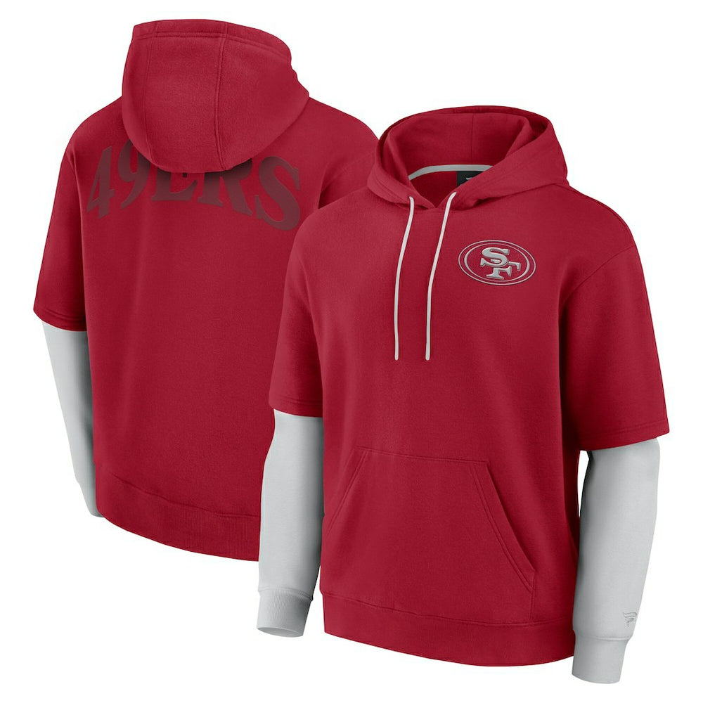 San Francisco 49ers Unisex Sleek Elements Pullover Hoodie | NFL New