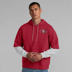 San Francisco 49ers Unisex Sleek Elements Pullover Hoodie | NFL New