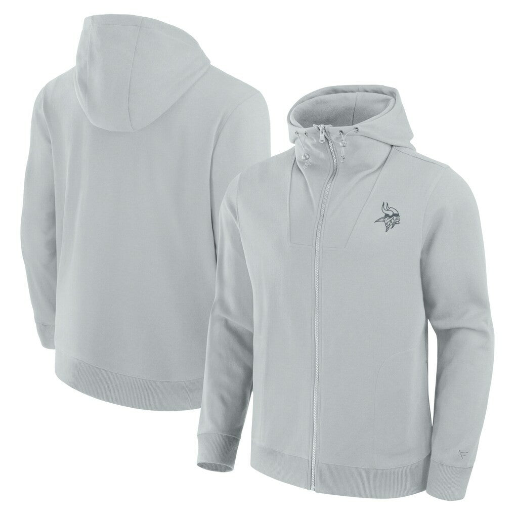 Minnesota Vikings Unisex Front Office Full-Zip Hoodie | NFL US