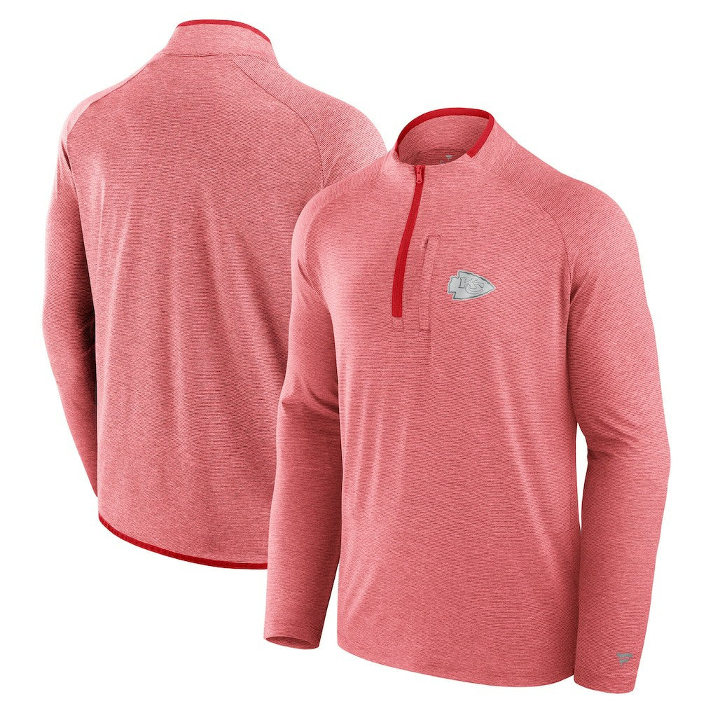 Kansas City Chiefs Unisex Front Office Performance Primary Quarter-Zip Jacket | NFL Outlet