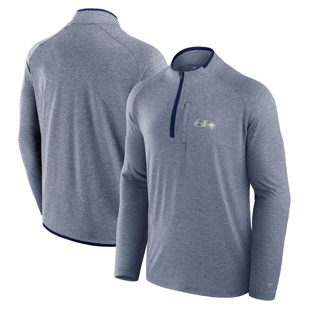 Seattle Seahawks Unisex Front Office Performance Primary Quarter-Zip Jacket | NFL Outlet