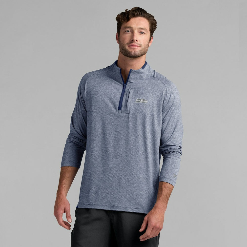 Seattle Seahawks Unisex Front Office Performance Primary Quarter-Zip Jacket | NFL Outlet