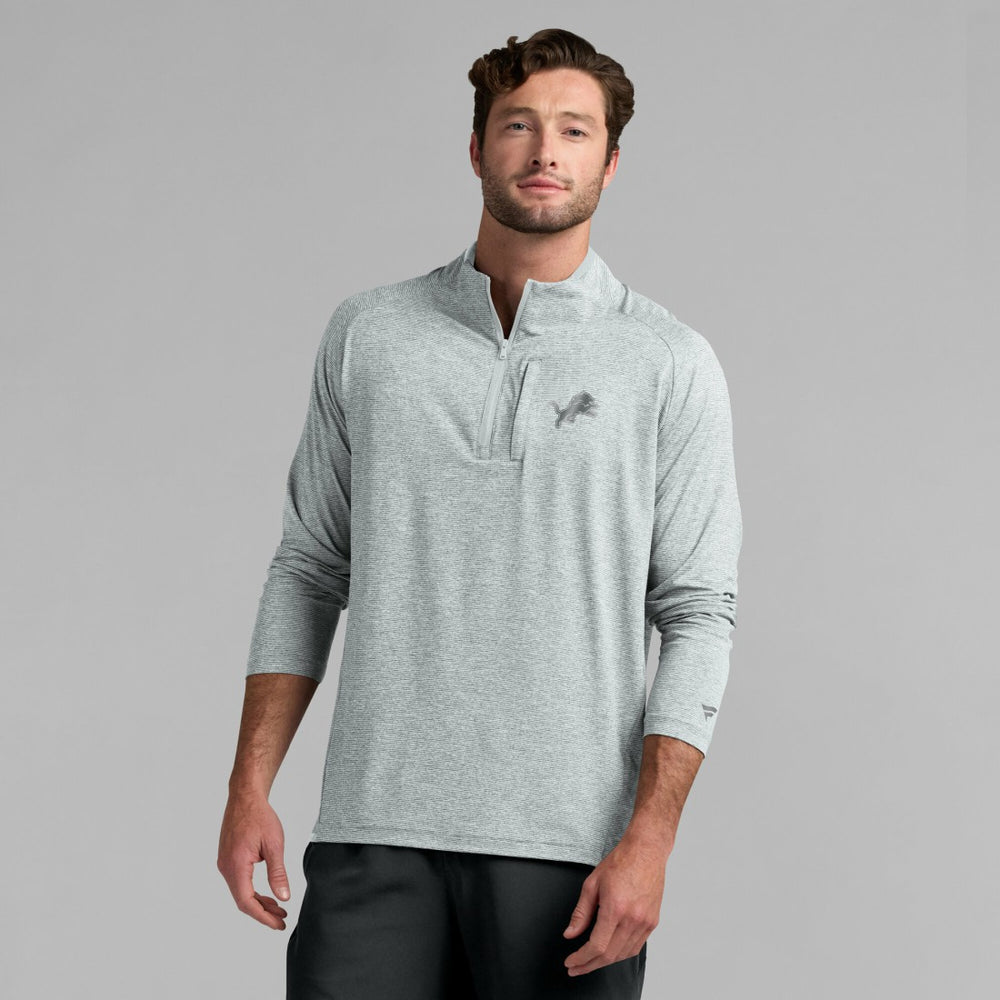 Detroit Lions Unisex Front Office Performance Primary Quarter-Zip Jacket | NFL Outlet