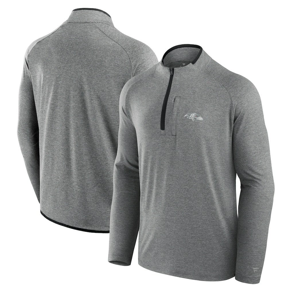Baltimore Ravens Unisex Front Office Performance Primary Quarter-Zip Jacket | NFL Online