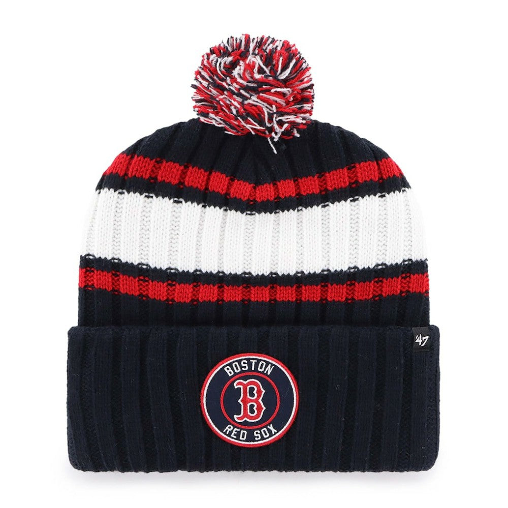 Boston Red Sox '47 Plateau Cuffed Knit Hat with Pom - MLB Hats