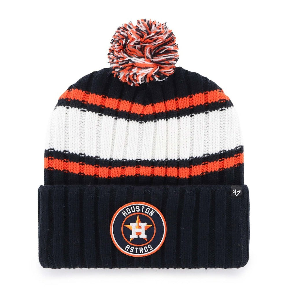 Houston Astros '47 Plateau Cuffed Knit Hat with Pom - MLB Hats