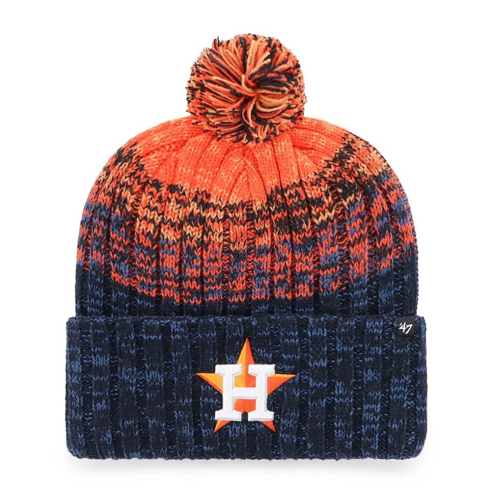 Houston Astros '47 Cascade Cuffed Knit Hat with Pom - MLB Hats