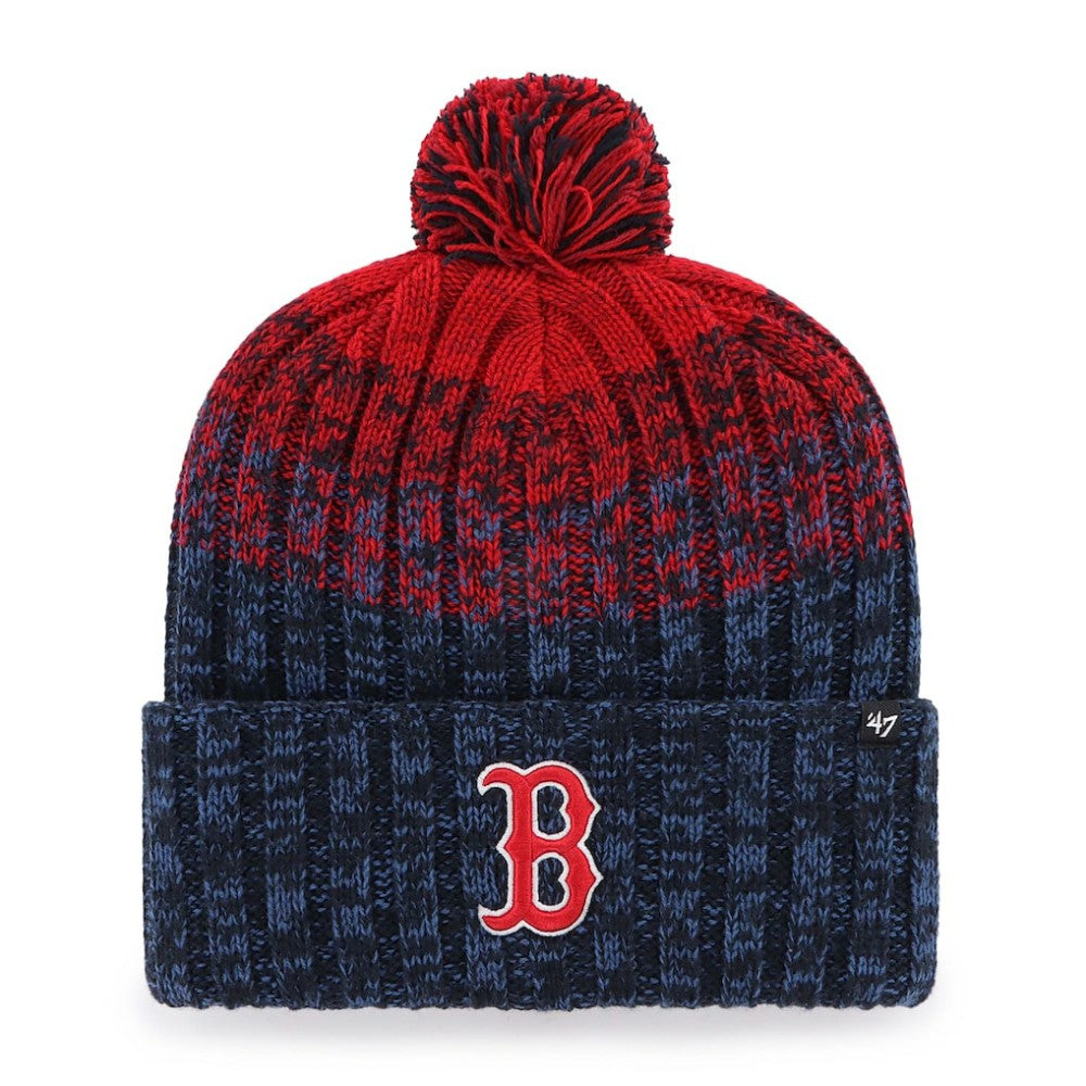 Boston Red Sox '47 Cascade Cuffed Knit Hat with Pom - MLB Hats