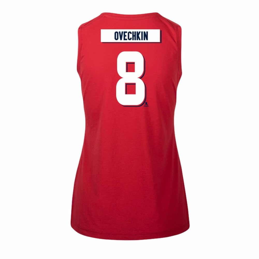 Alexander Ovechkin Washington Capitals Levelwear Women's Macy Player Name & Number Tank Top -  NHL Tank Top