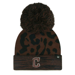 Cleveland Guardians '47 Women's Rosette Cuffed Knit Hat with Pom - MLB Hats