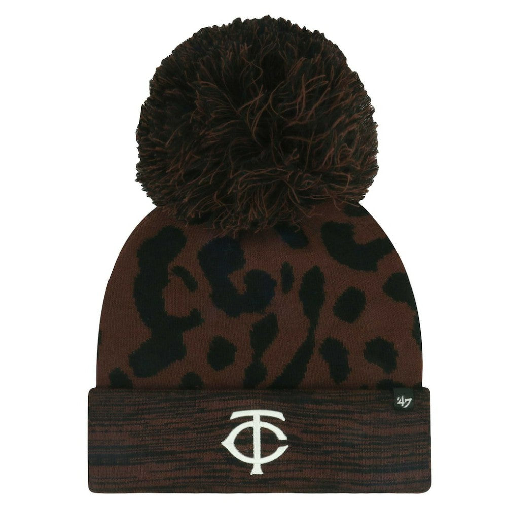 Minnesota Twins '47 Women's Rosette Cuffed Knit Hat with Pom - MLB Hats