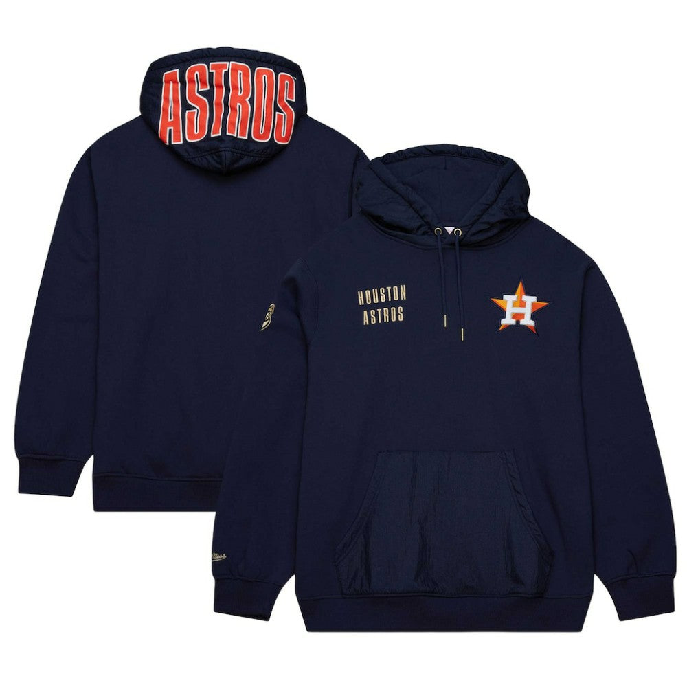 Houston Astros Mitchell & Ness Team OG 2.0 Current Logo Pullover Hoodie - MLB Hoodies