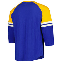 Milwaukee Brewers Mitchell & Ness Cooperstown Collection Legendary Raglan Slub Henley 3/4-Sleeve T-Shirt - MLB T-shirts