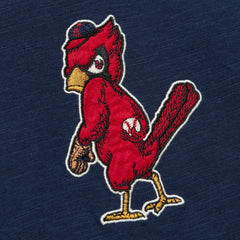St. Louis Cardinals Mitchell & Ness Cooperstown Collection Legendary Raglan Slub Henley Three-Quarter Sleeve T-Shirt - MLB T-shirts