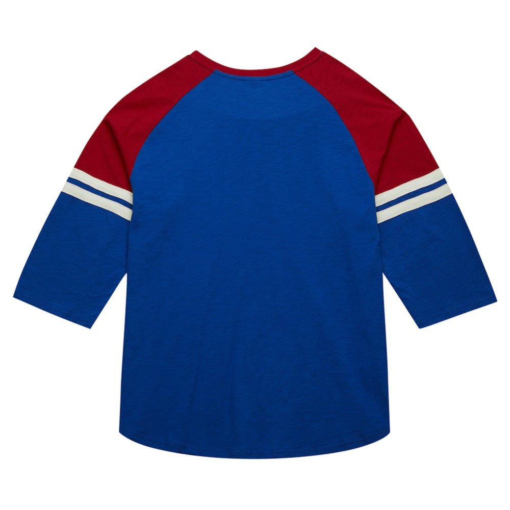 Atlanta Braves Mitchell & Ness Cooperstown Collection Legendary Raglan Slub Henley 3/4-Sleeve T-Shirt - MLB T-shirts
