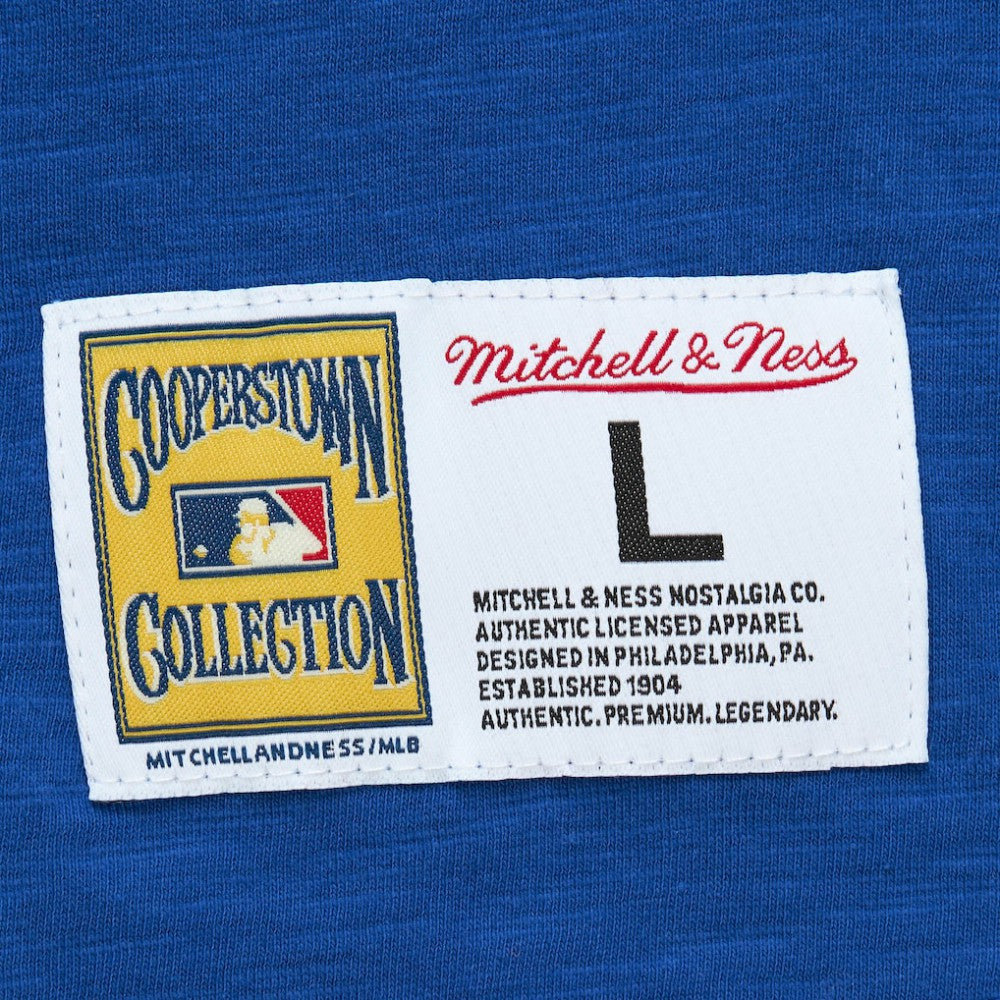 Atlanta Braves Mitchell & Ness Cooperstown Collection Legendary Raglan Slub Henley 3/4-Sleeve T-Shirt - MLB T-shirts