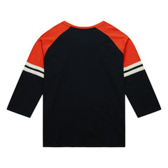 Baltimore Orioles Mitchell & Ness Cooperstown Collection Legendary Raglan Slub Henley 3/4-Sleeve T-Shirt - MLB T-shirts