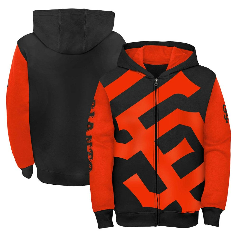 San Francisco Giants Fanatics Youth Postcard Full-Zip Hoodie Jacket - MLB Jackets