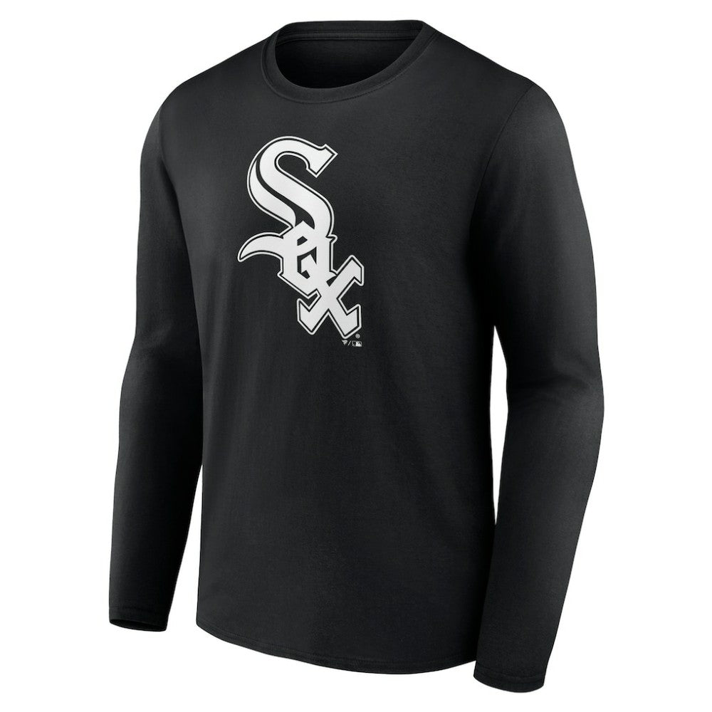 Chicago White Sox Monochrome Personalized Name & Number Long Sleeve T-Shirt - MLB T-shirts